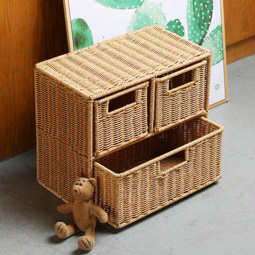 Multi-Skuff Wicker Oppbevaringsorganisator Skanto