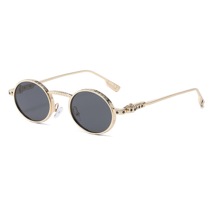 Dame Elegant solbrille med filigran detaljer Skanto