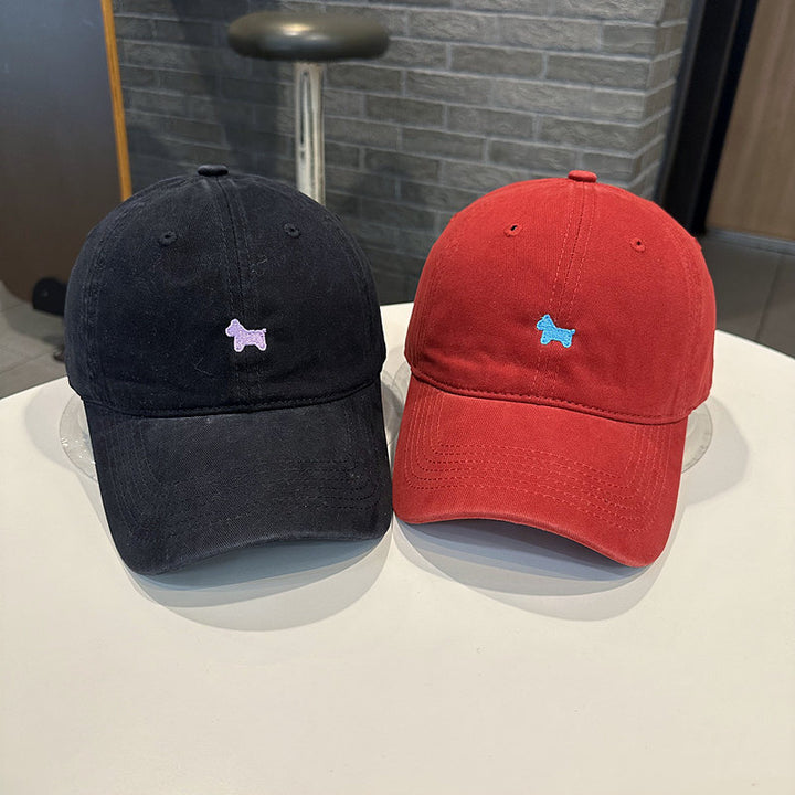 Herre Casual Brodert Bomullcaps Skanto