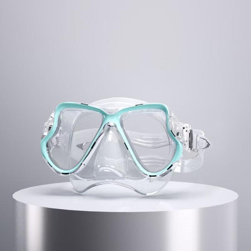 Tauchmaske med ergonomisk design og et fleksibelt snorkel Skanto