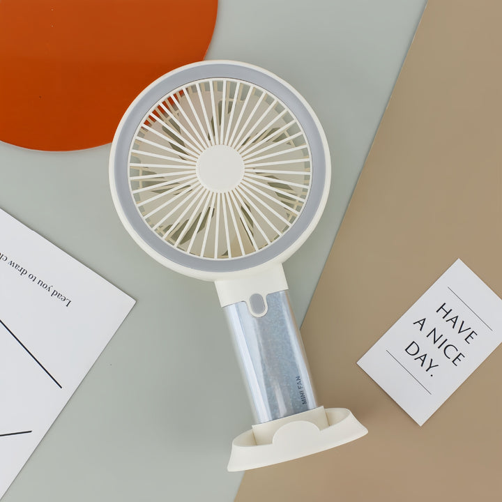 Dame Bærbar Håndvifte med Sprayfunksjon og ergonomisk design Skanto