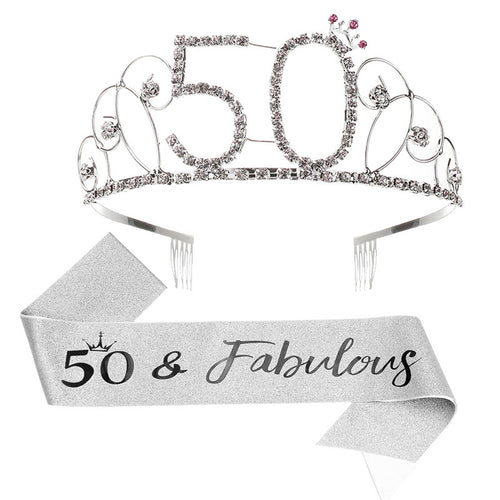 Dame Glitrende Tiara med festlig 
