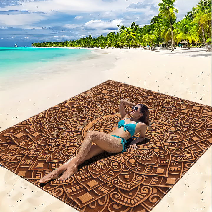 Mandala Design Strandmat Skanto
