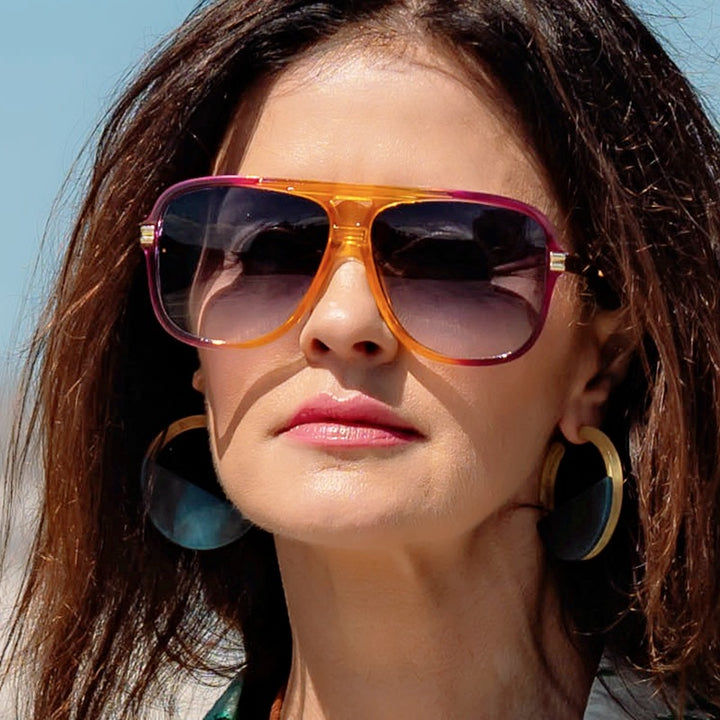 Women's oversized fashionable sunglasses with a robust and elegant design Skanto
