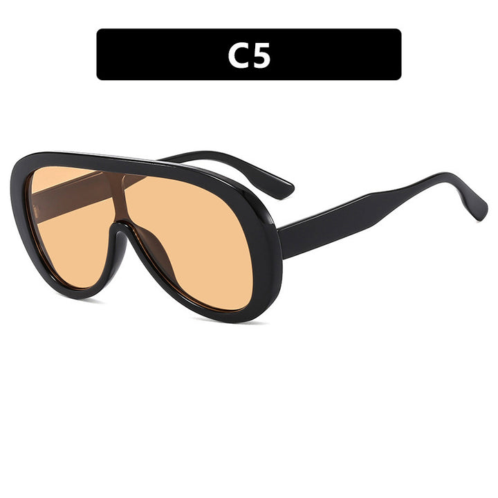 Women's futuristic sports sunglasses with wide field of vision and UV protection Skanto