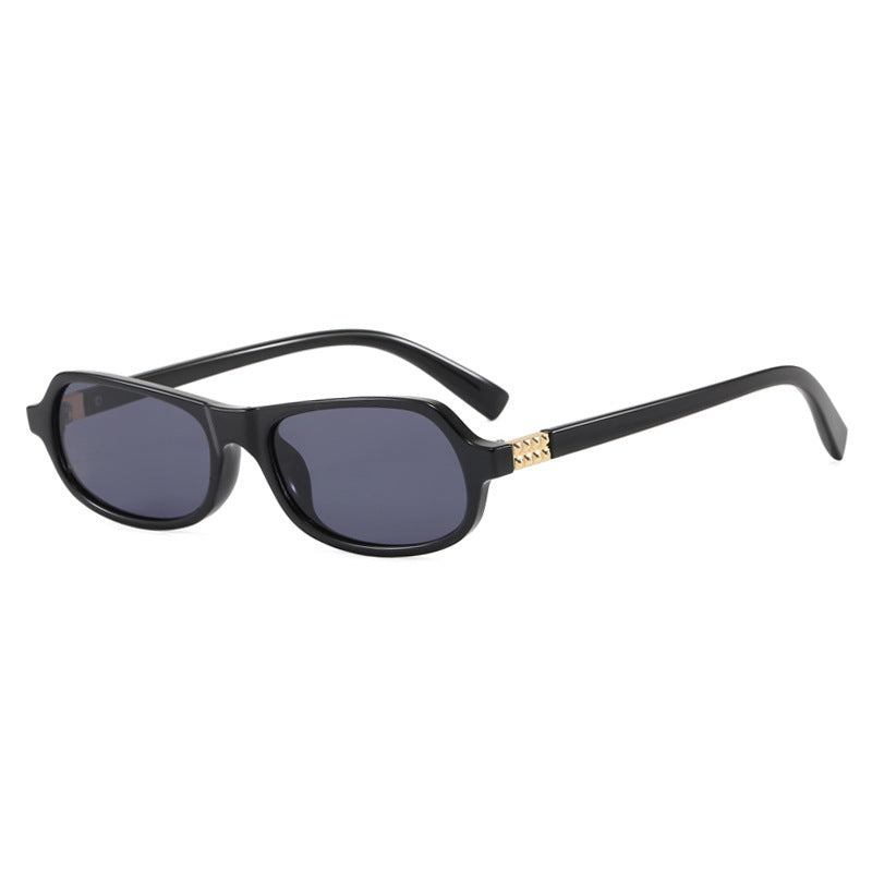 Women's trendy stylish sunglasses with golden accents Skanto
