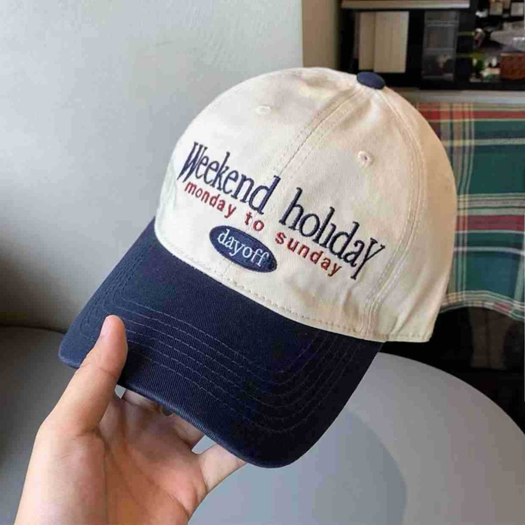 Kvinne Casual Brodert Justerbar Caps Skanto