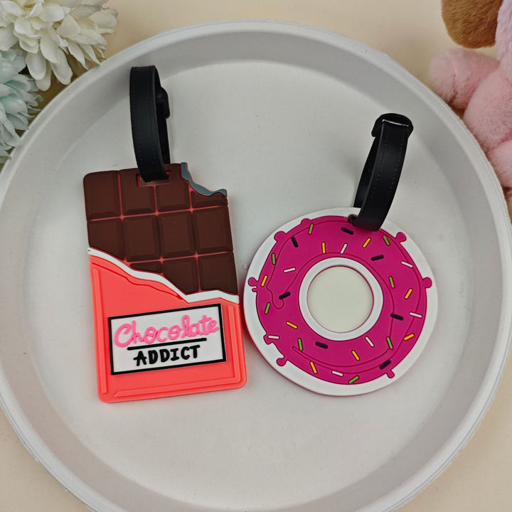 Unisex bagasjetag i cupcake-design Skanto
