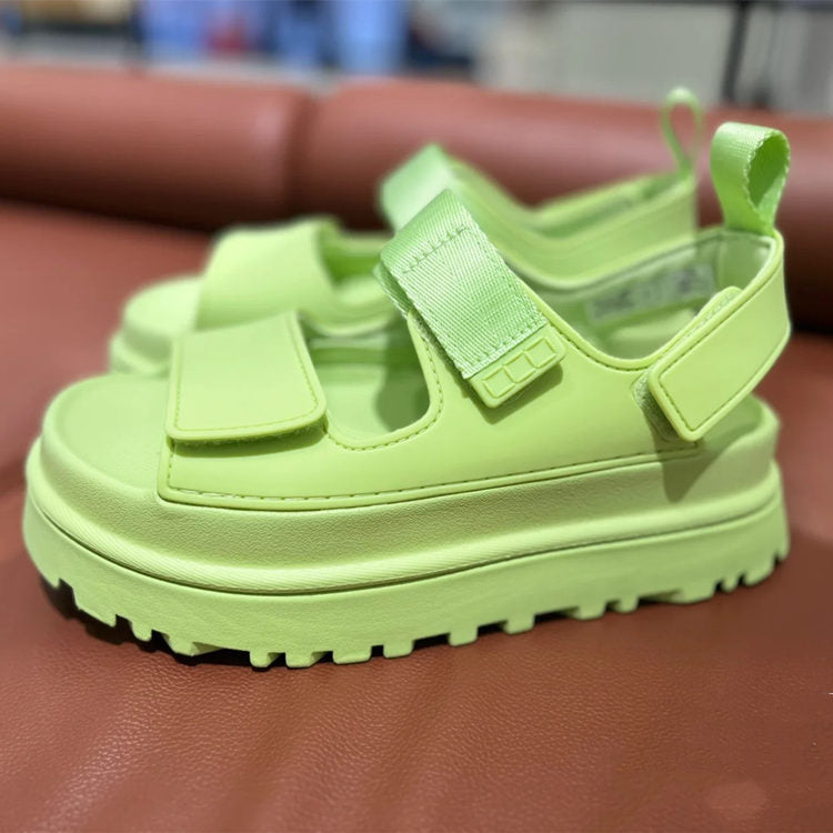 Dame sporty sandaler med ergonomisk fotbredde og sklisikker såle Skanto