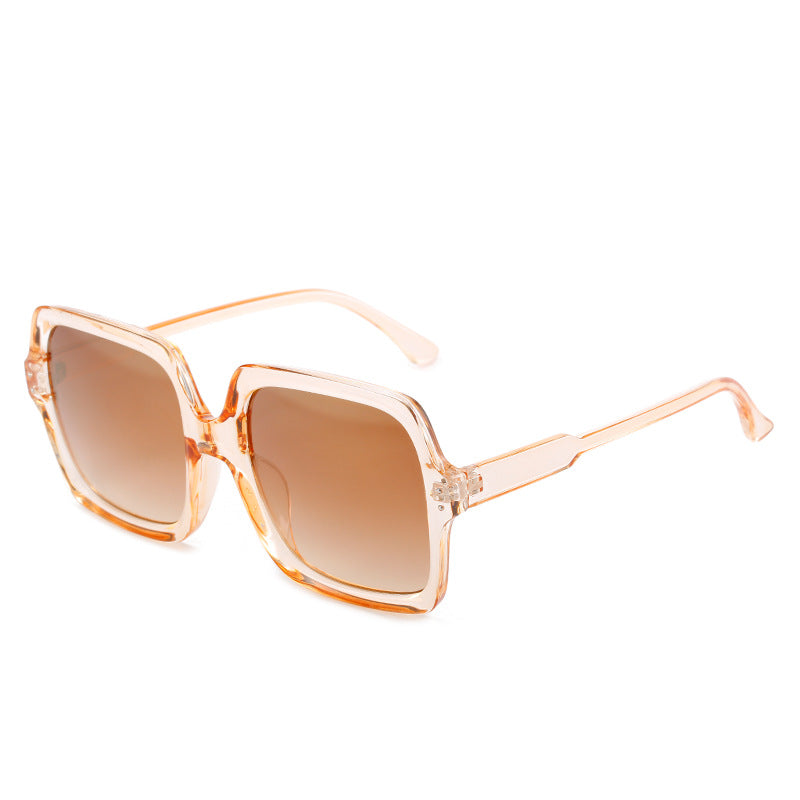 Dame kvadratisk moderne solbrille med polarisert glass Skanto