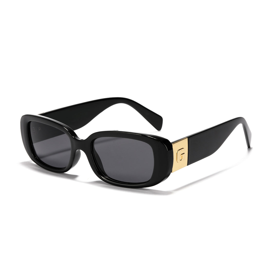 Dame moteriktig solbrille med luksuriøs acetatramme Skanto
