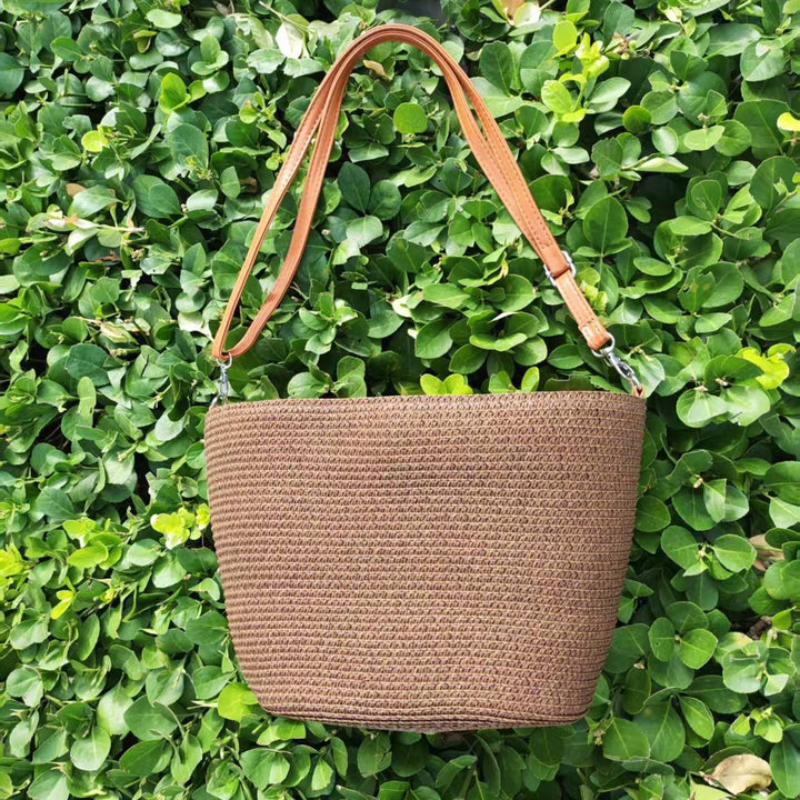 Elegant, Flettet Crossbody Bag Skanto