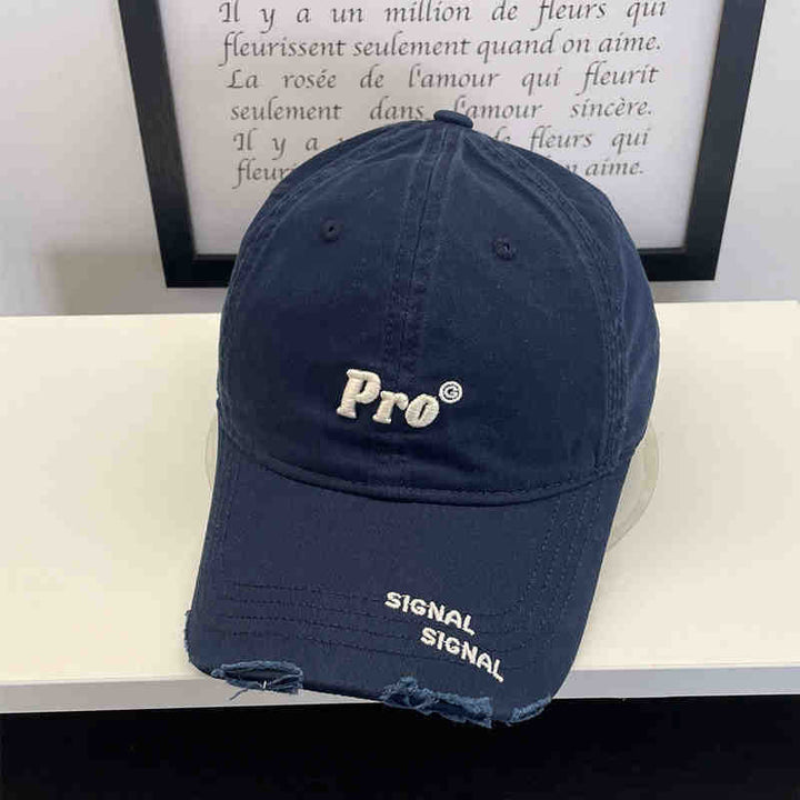 Kvinnenes Casual Slitt Brodert Baseball Caps Skanto