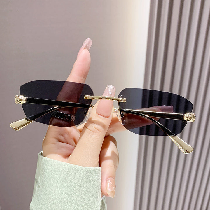 Women's Elegant Half-Rim Sunglasses Skanto