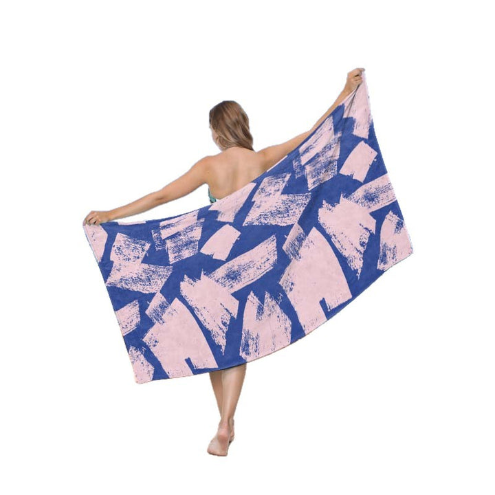 Strandpledd i eksklusiv mosaikkdesign Skanto