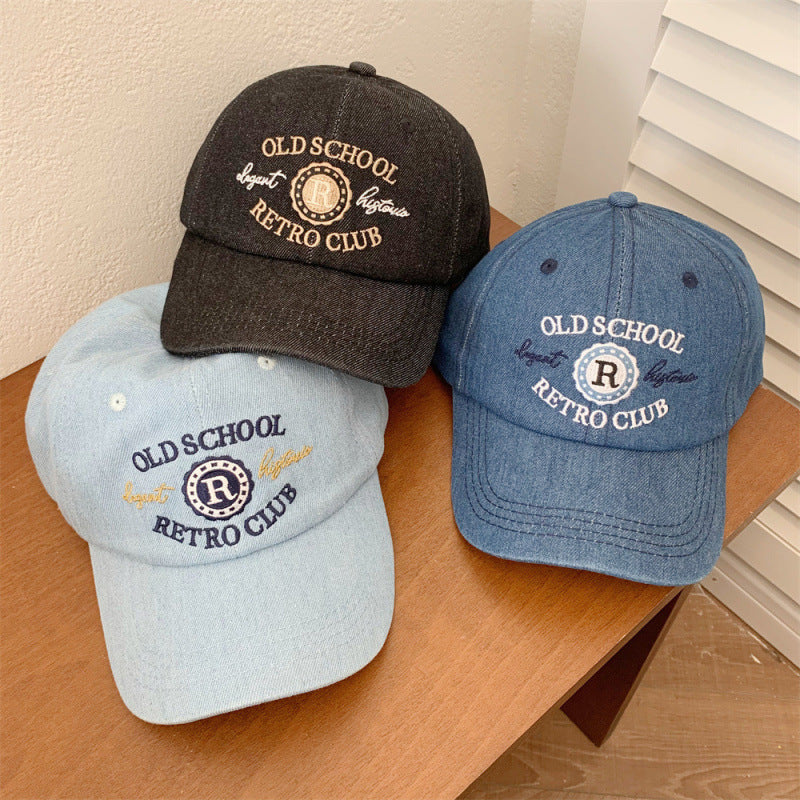 Unisex Retro Denim Baseball Cap Skanto