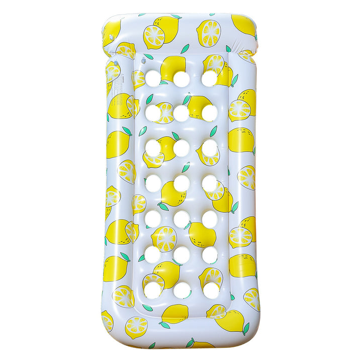 Dame Inflatable Water Lounge med Fruktig Design Skanto