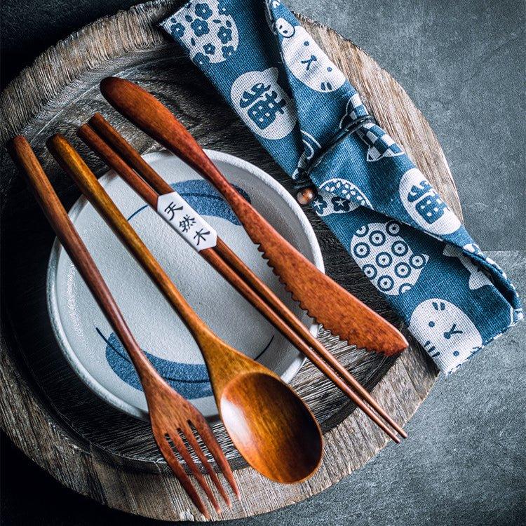 Japansk enkel stil tre bestikk sett | Skanto