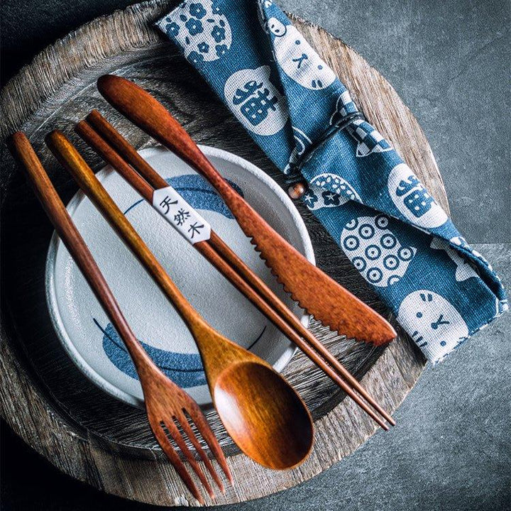 Japansk enkel stil tre bestikk sett | Skanto