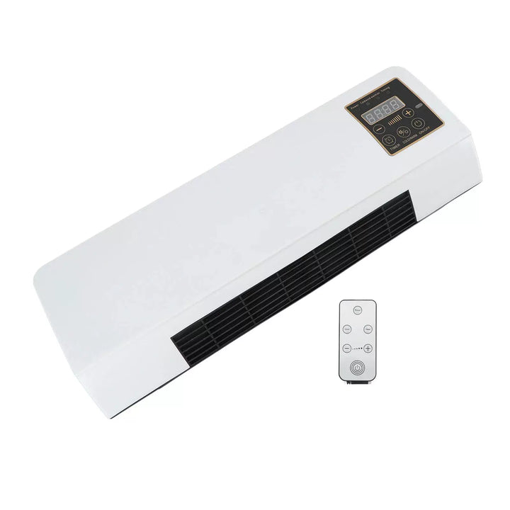 Unisex one size plug-in flat wall heater with digital thermostat and remote control Skanto