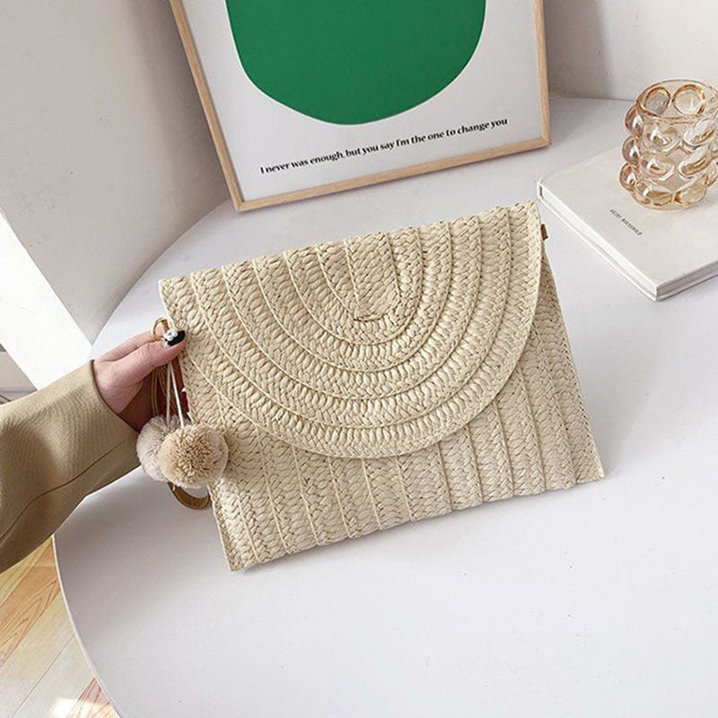 Stylish Handmade Natural Material Clutch Bag Skanto