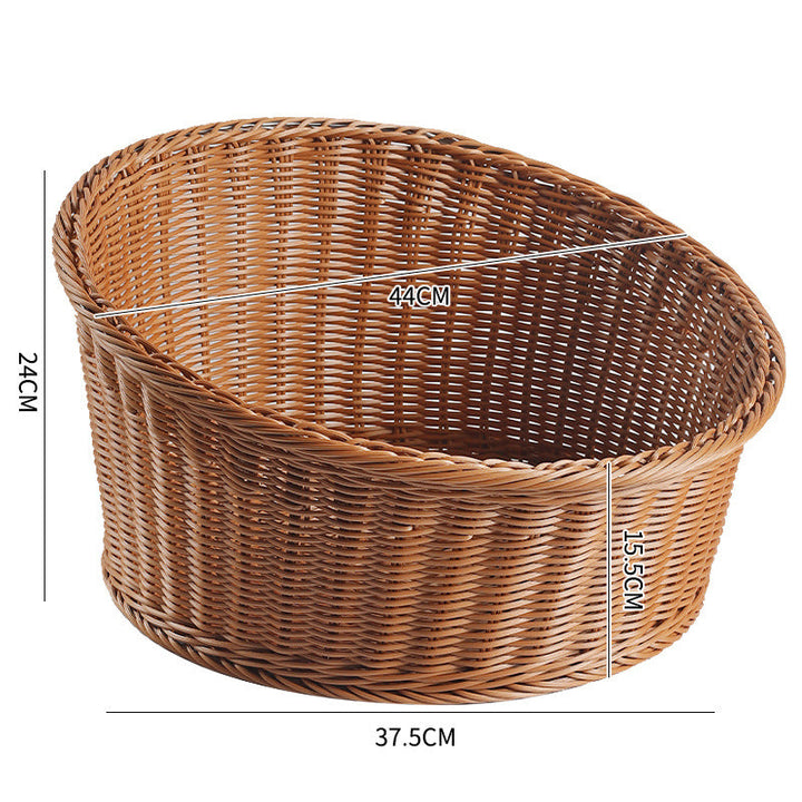 Naturlig Vevd Brødkurv Skanto