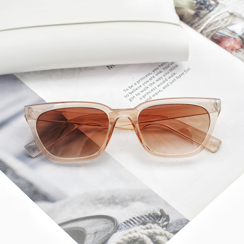 Damer geometrisk designer solbrille i moderne stil Skanto