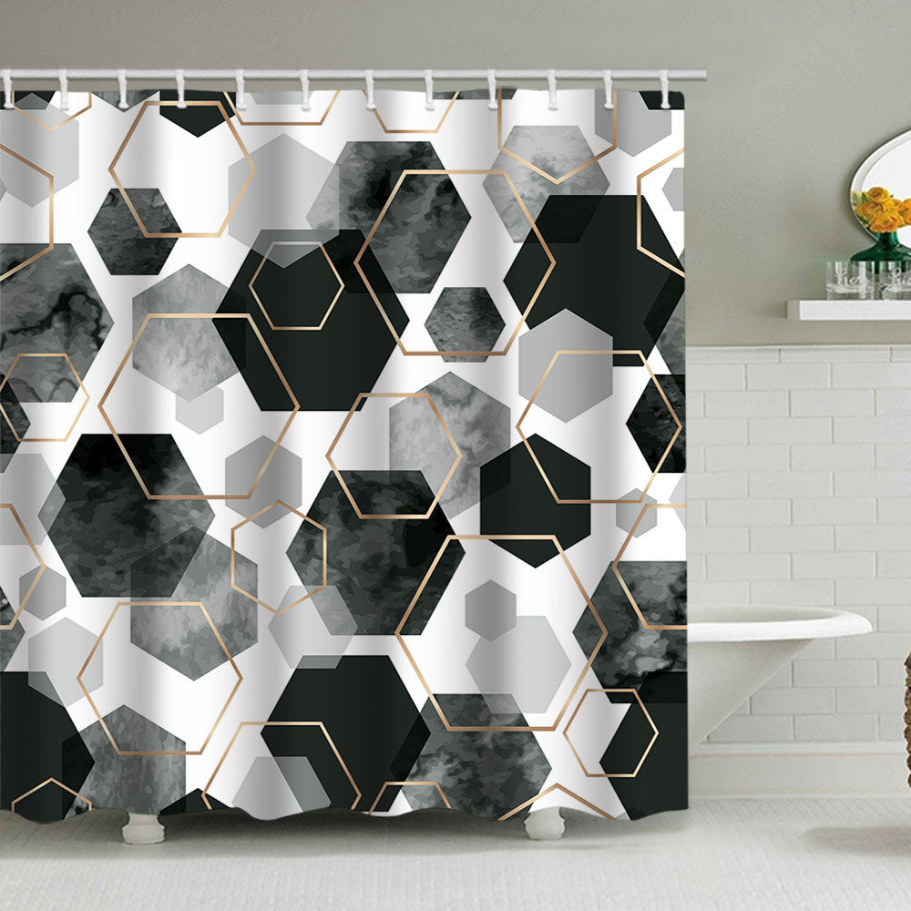 Geometric Pattern Dusjforheng Skanto