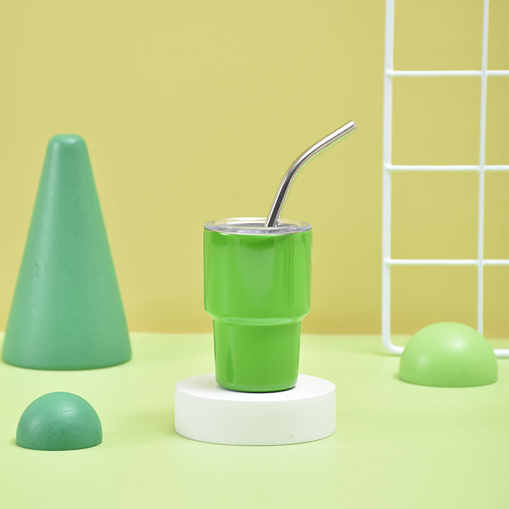 Unisex Isolert Drikkebecher med Rustfritt Stål Straw Skanto