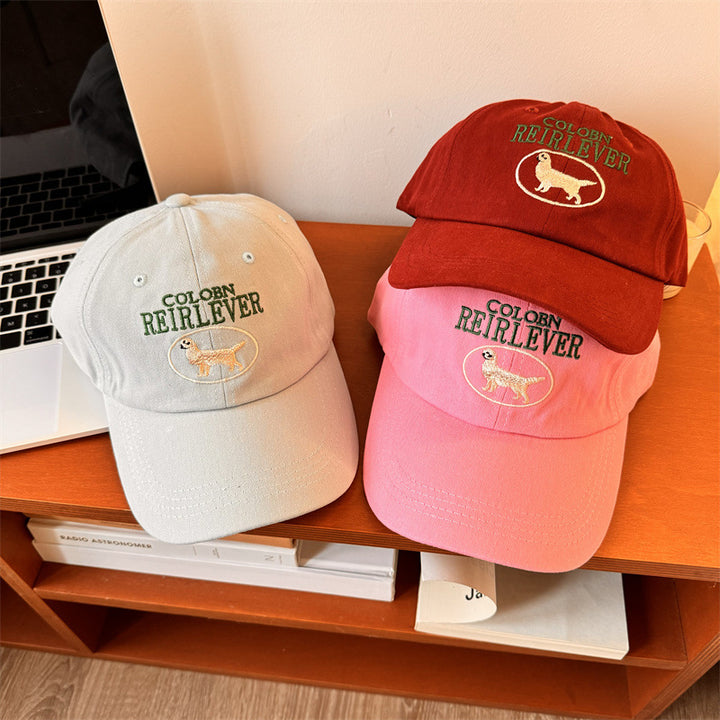 Kvinne Casual Brodert Baseball Caps Skanto
