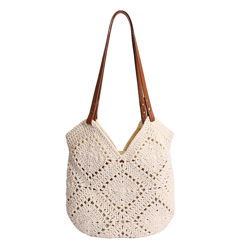 Håndlagd Makramee Shopper Bag Skanto