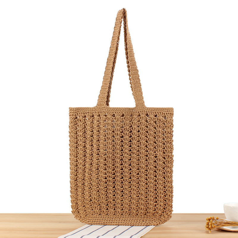 Braidet shopper-veske med praktisk innerpose Skanto