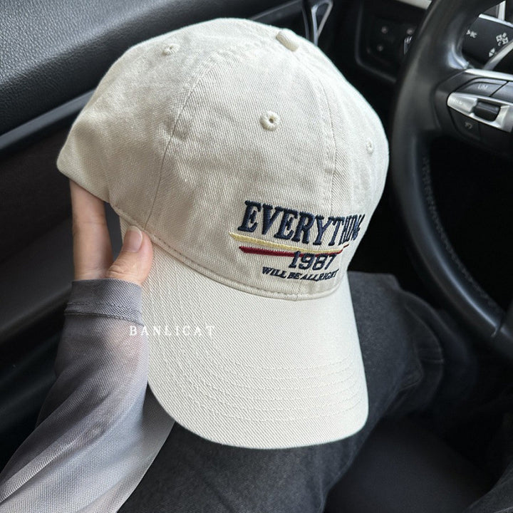 Herre Casual Brodert Uttal Baseball Cap Skanto