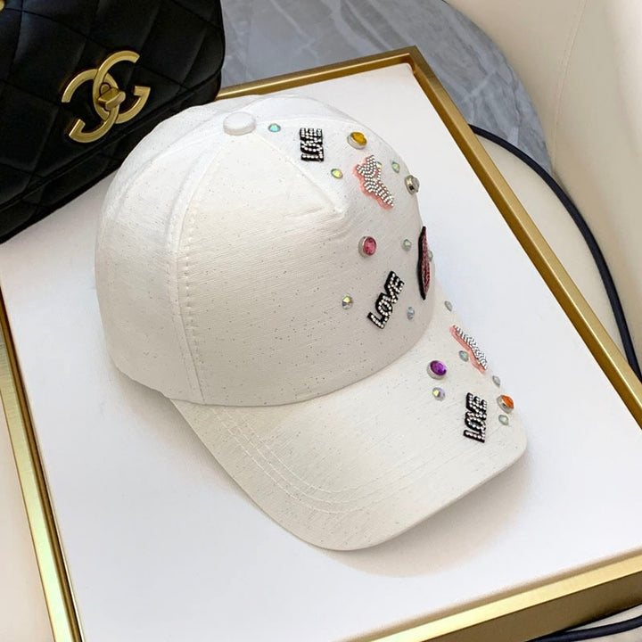 Kvinne Pyntet Grafisk Baseballcaps Skanto