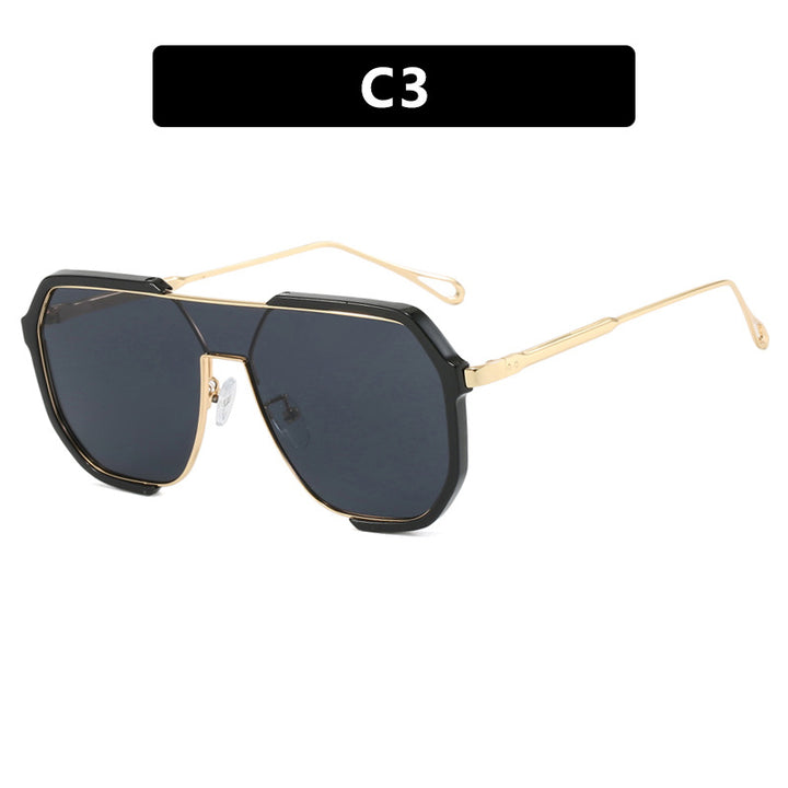 Women's geometric sunglasses with special frame and UV protection Skanto