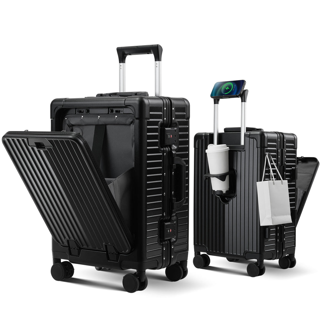 Unisex Smart Hard Shell Reise Koffert Skanto