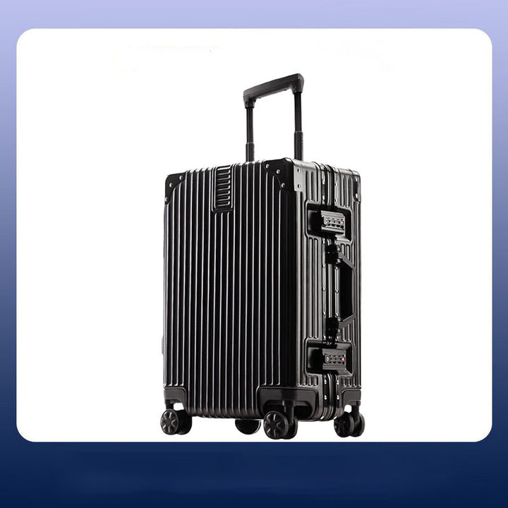 Unisex Rigid Multi-Compartment Travel Suitcase Skanto