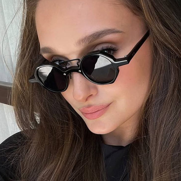Women's stylish sunglasses in unique octagonal design Skanto