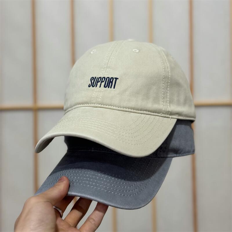 Herre Støttende Brodert Bomulls Baseball Caps Skanto