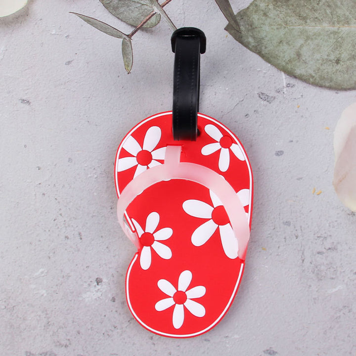 Morsom blomstret bagasjelapp Skanto