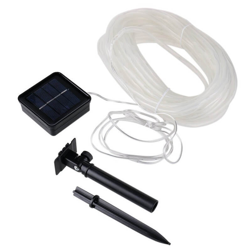 Norvo | LED Solcelle Lyskæde Feelys Vandtætte Kobbertråd Udelampe Feelys