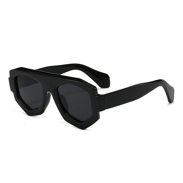Dame moterik hexagonal solbrille Skanto