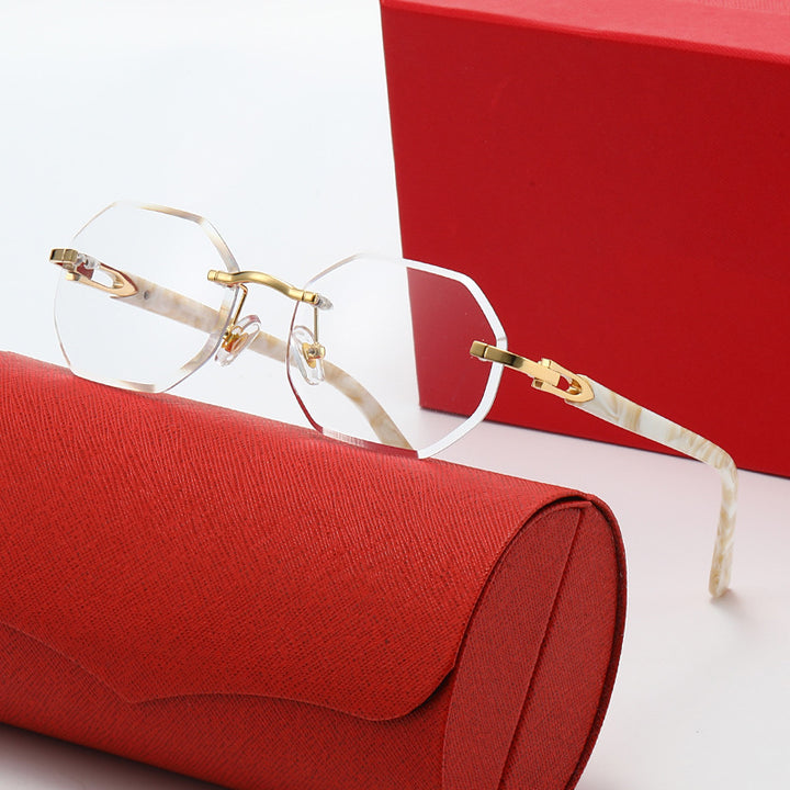 Damer elegant Korreksjonsbrille med moderne åttkantet ramme Skanto