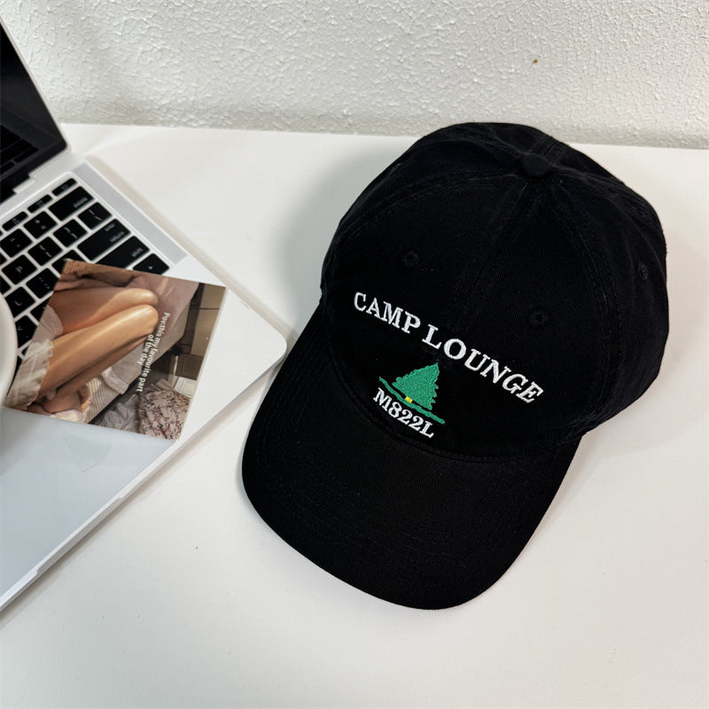 Herre Broderte Camp Logo Baseball Cap Skanto