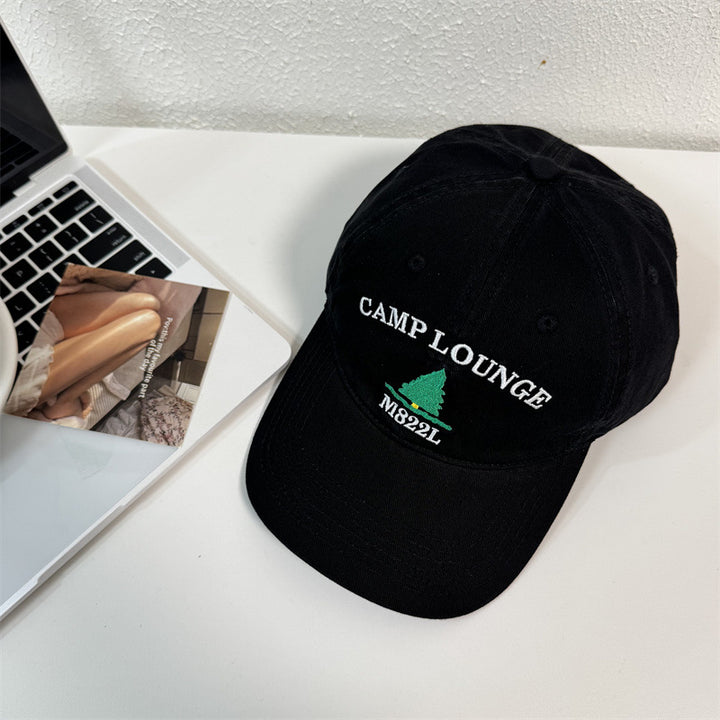 Herre Broderte Camp Logo Baseball Cap Skanto