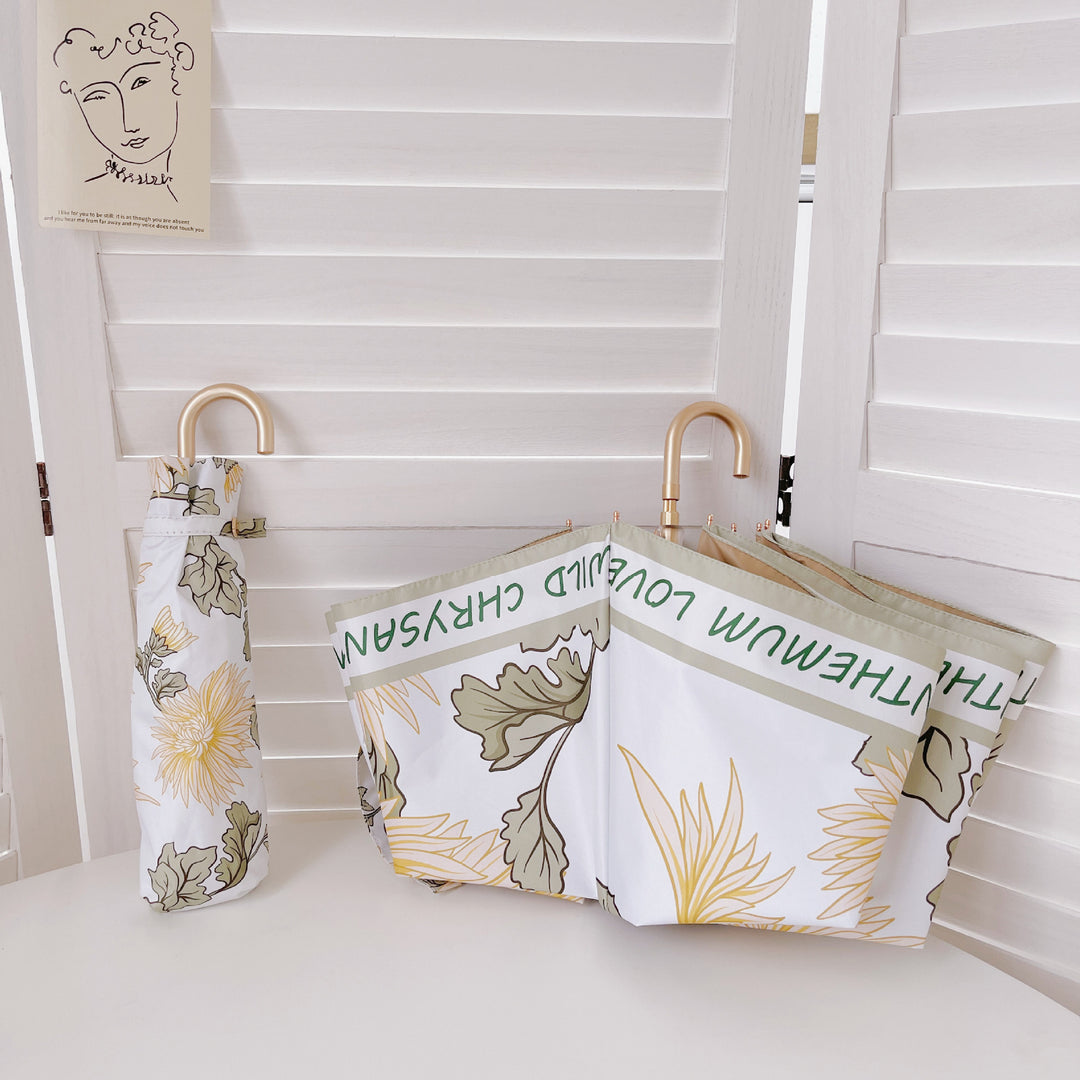 Dame elegant og kreativ sammenleggbar paraply med hjerte-design Skanto