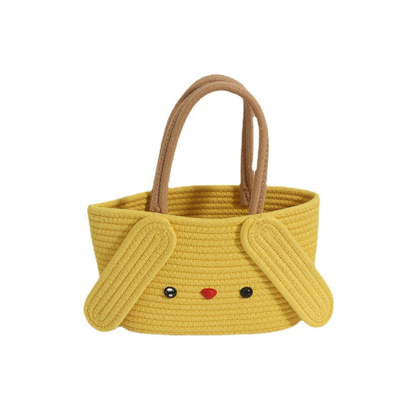 Playful fabric bag with animal motif Skanto
