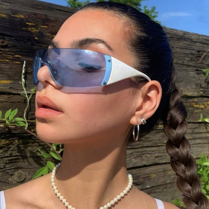 Dame futuristiske sportssolbriller Skanto