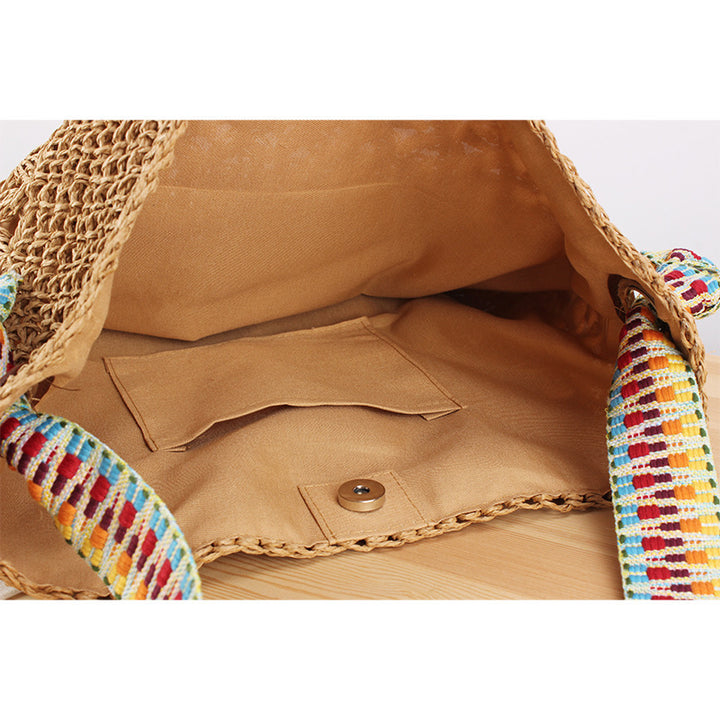 Handbag with striped strap Skanto