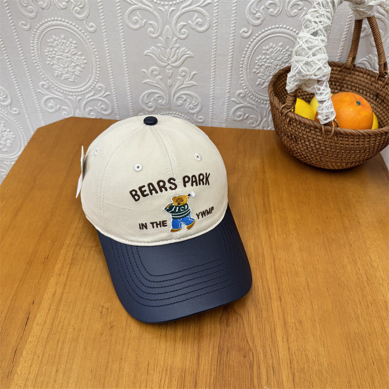 Unisex Brodert Lekne Bjørne-tema Caps Skanto
